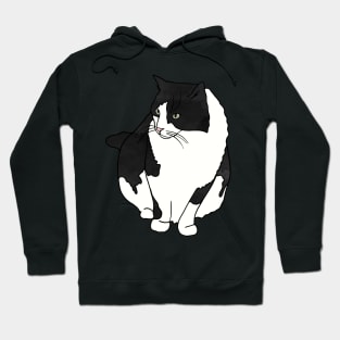 Black And White Cat Hoodies for Sale TeePublic